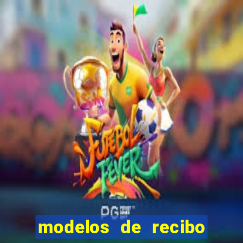 modelos de recibo de pagamento word